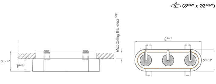 Multi - 3 reflectors